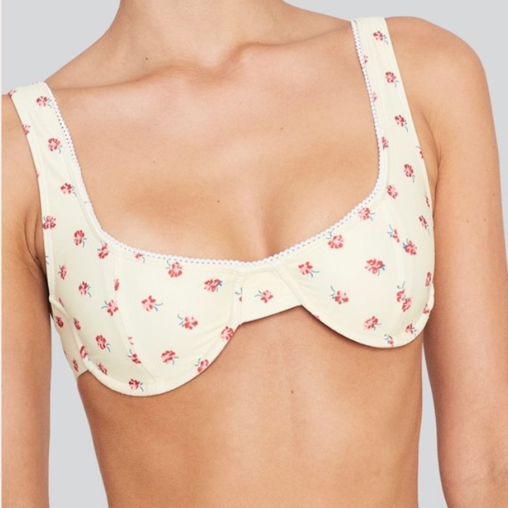 NWT Faithfull The Brand Toulon top in Santa Maria print